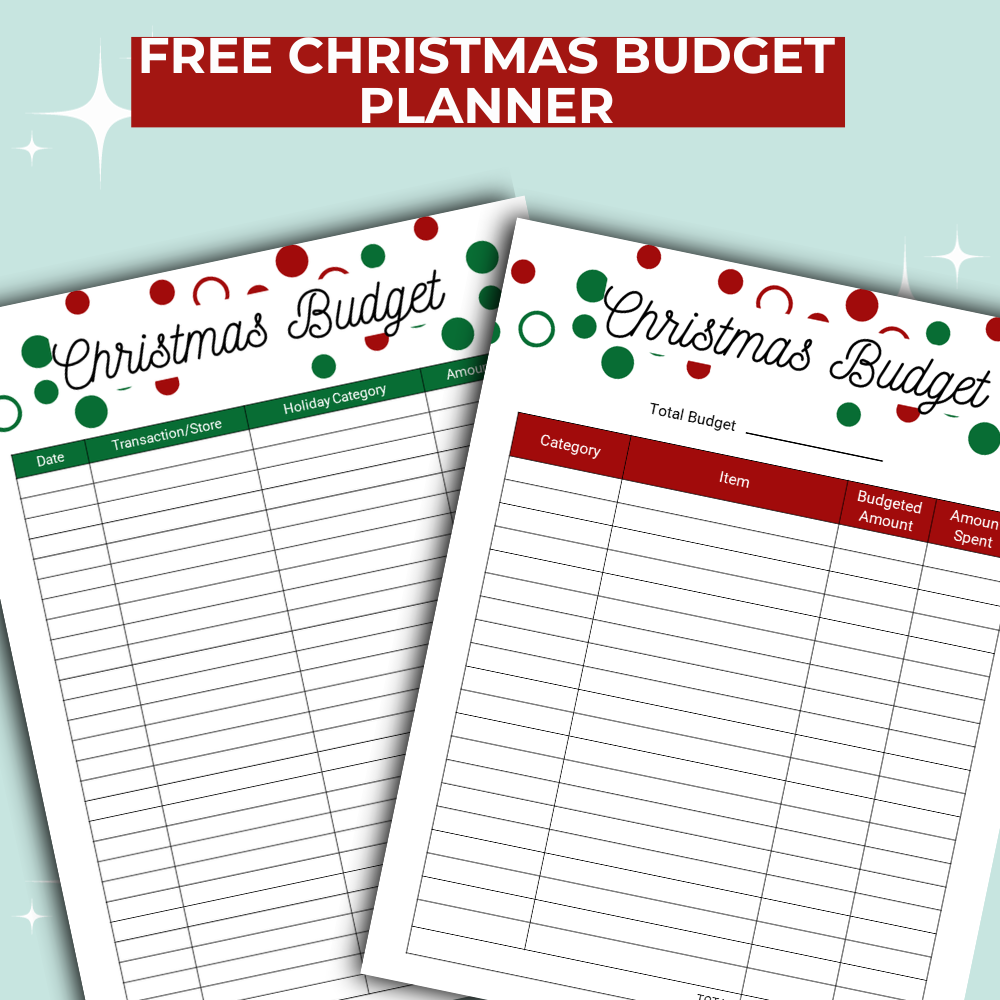 FREE Christmas Budget Printable