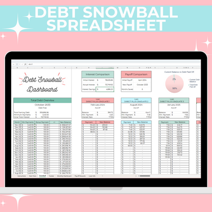 Debt Snowball Spreadsheet