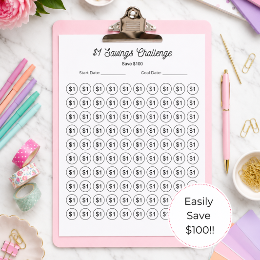 1 Dollar Savings Challenge