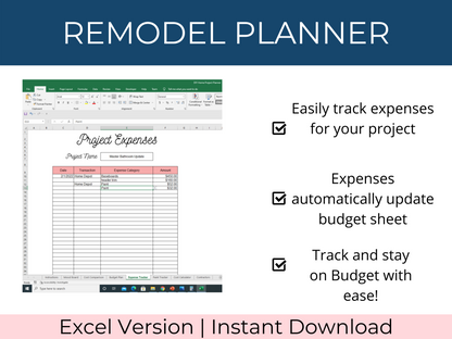 DIY Project Planner and Budget Tracker