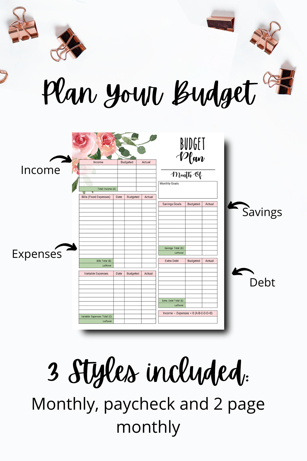 Calm the Crazy Budget Binder