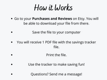 $20 Savings Challenge Printable